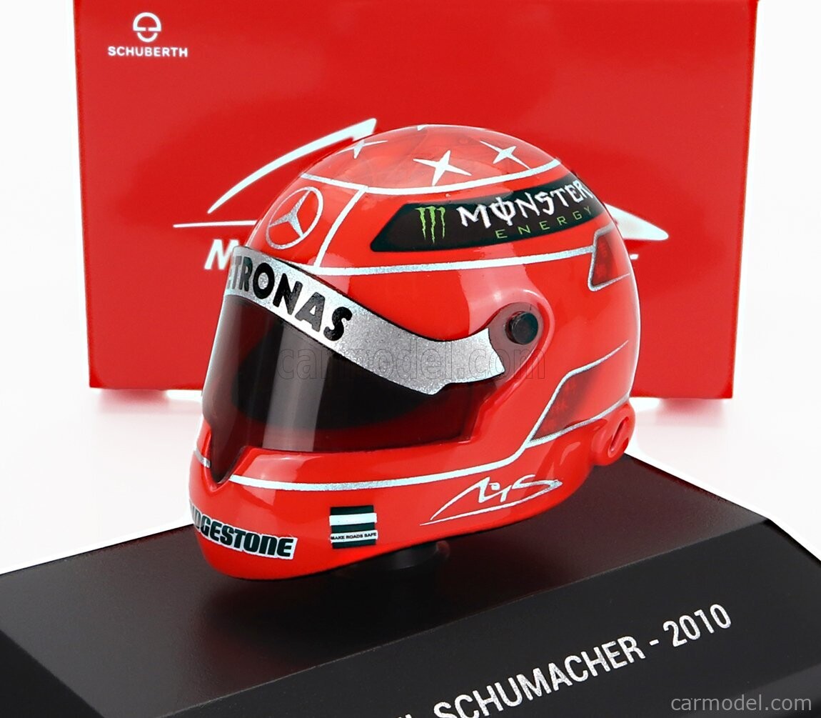 Michael Schumacher Mercedes MGP W01 2010
helmet 1:8 Schuberth