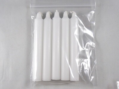 Spell Candle - Set of 5 - White