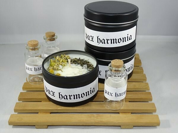Intention Candle - &quot;pax harmonia&quot; Peace &amp; Harmony