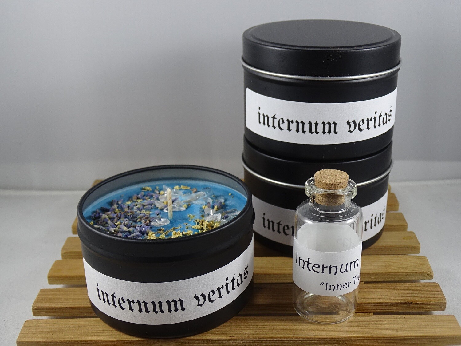 Intention Candle - &quot;internum veritas&quot; Inner Truth
