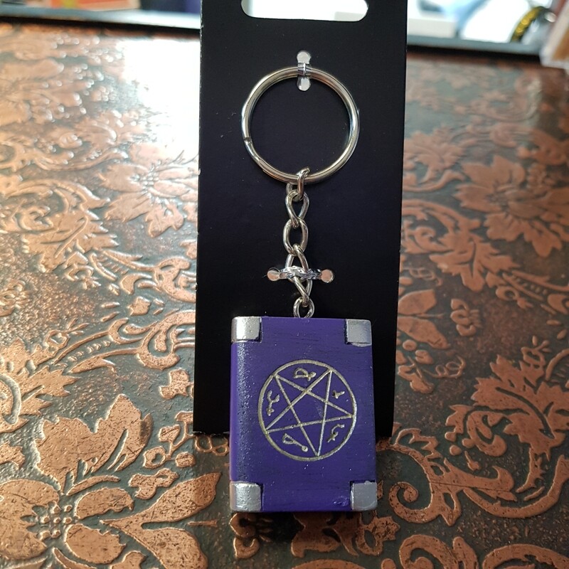 Spell book Key ring