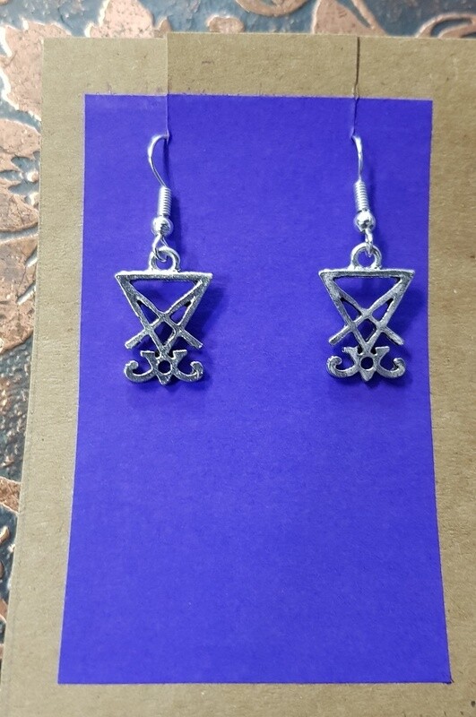 Earrings - Lucifer Sigil