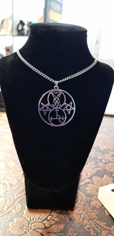 Lilith &amp; Lucifer Sigil Pendant