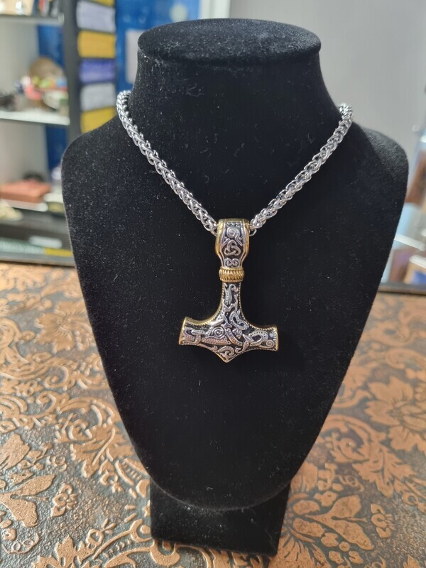 Mjolnir - Silver &amp; Gold
