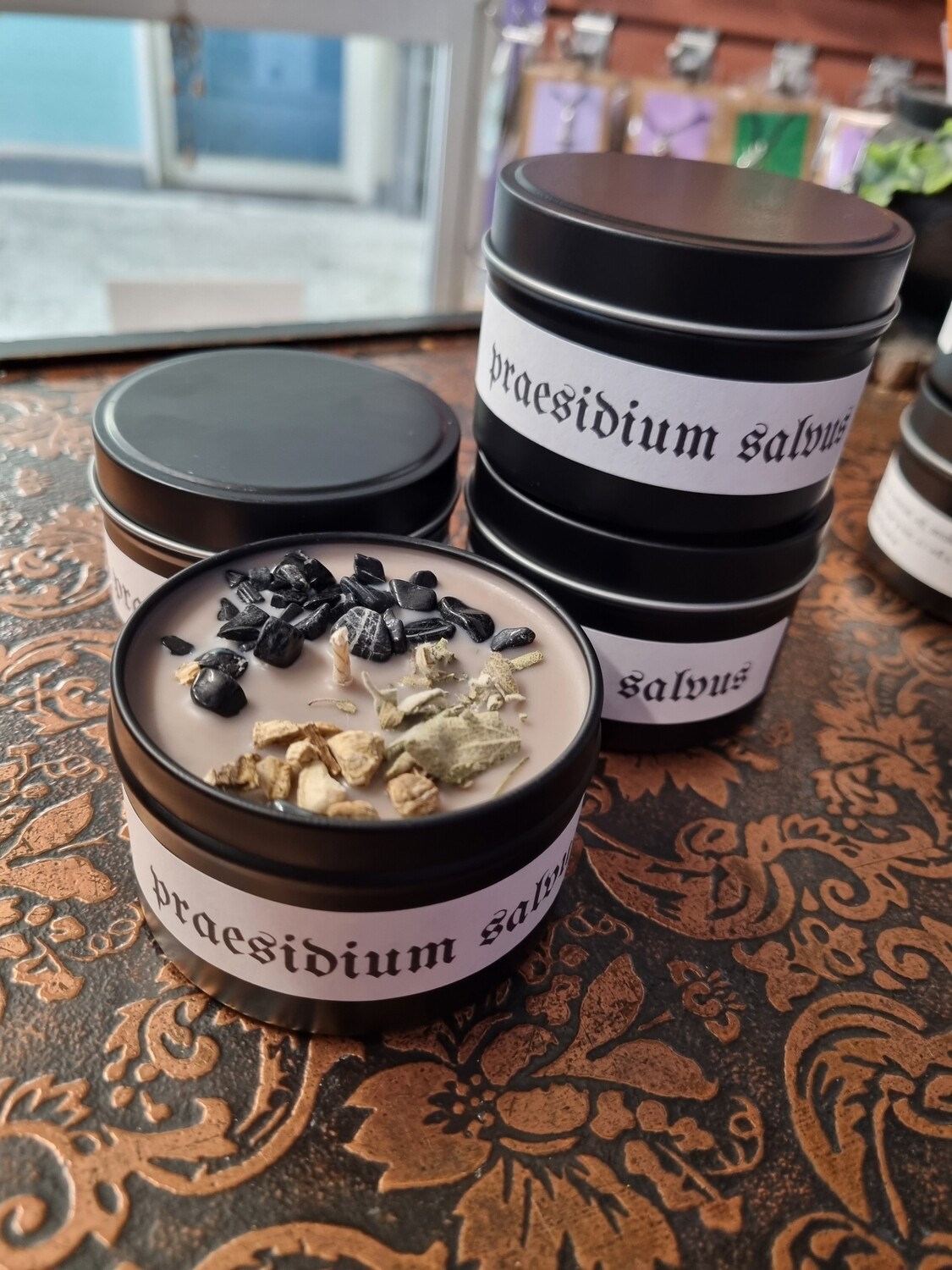 Intention Candle - &quot;praesidium salvus