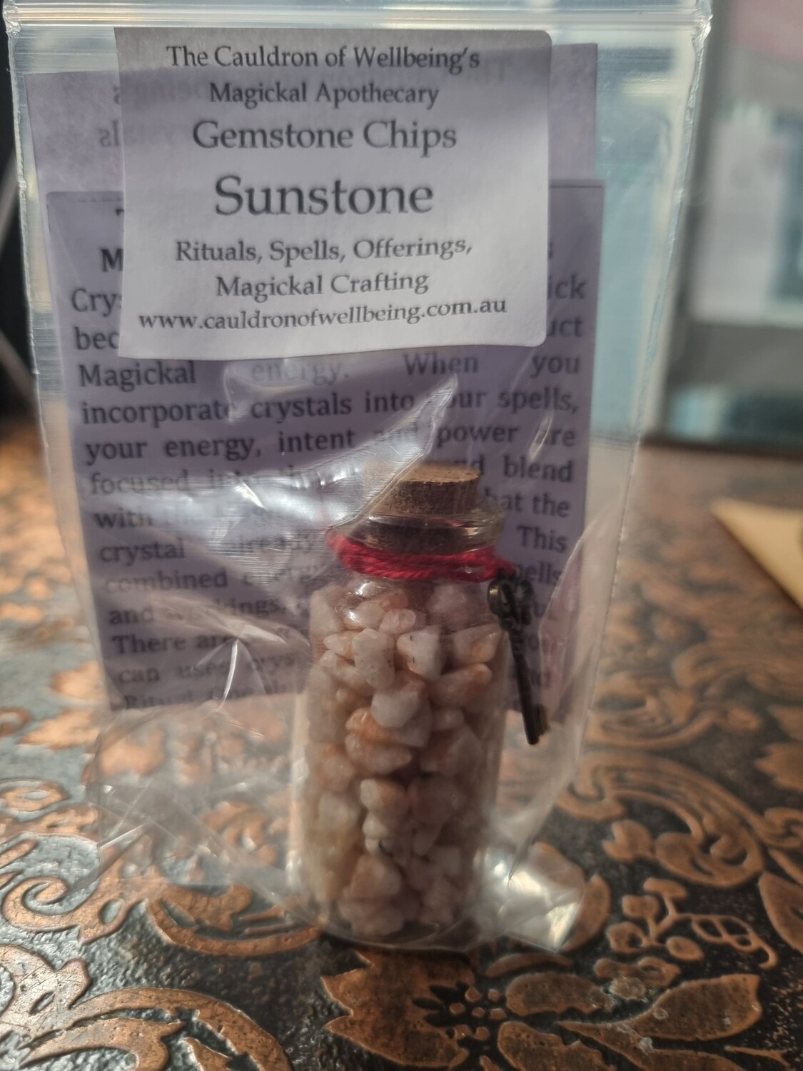 Crystal Chips - Sunstone