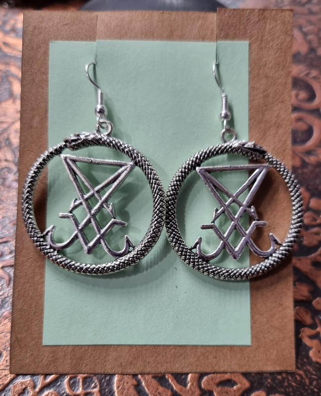Earrings - Lucifer Sigil