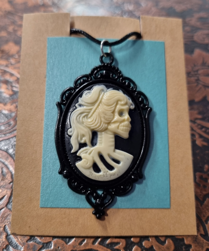 Skeletal Cameo Pendant