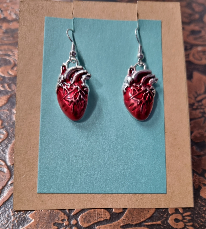 Earrings - Anatomical Heart