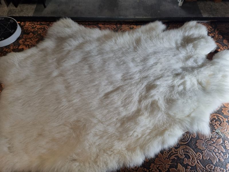Rabbit Pelt - White