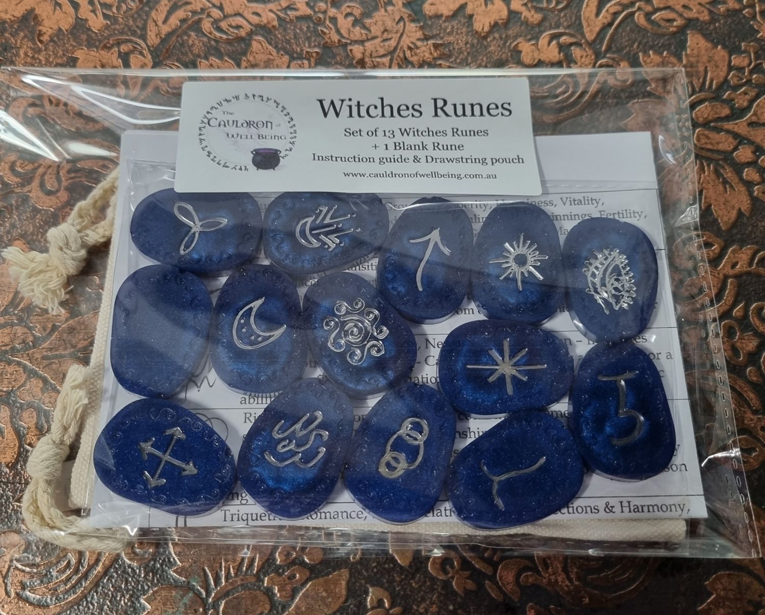 Witches Runes - Blue