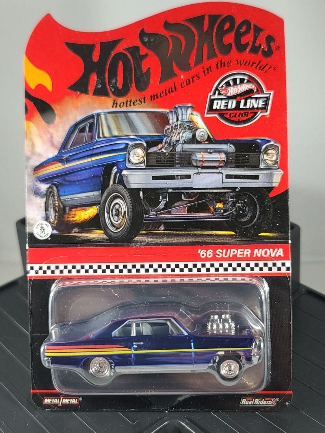 HOT WHEELS RLC 66 CHEVY NOVA GASSER