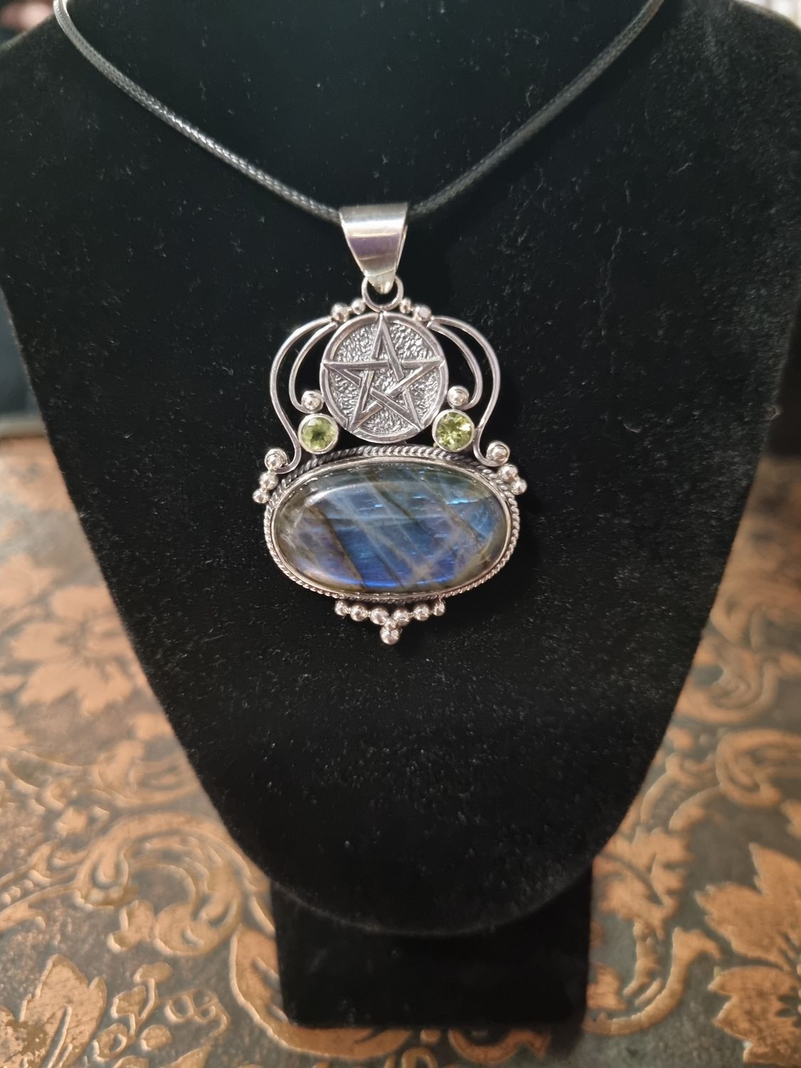 Labradorite Pentagram Pendant