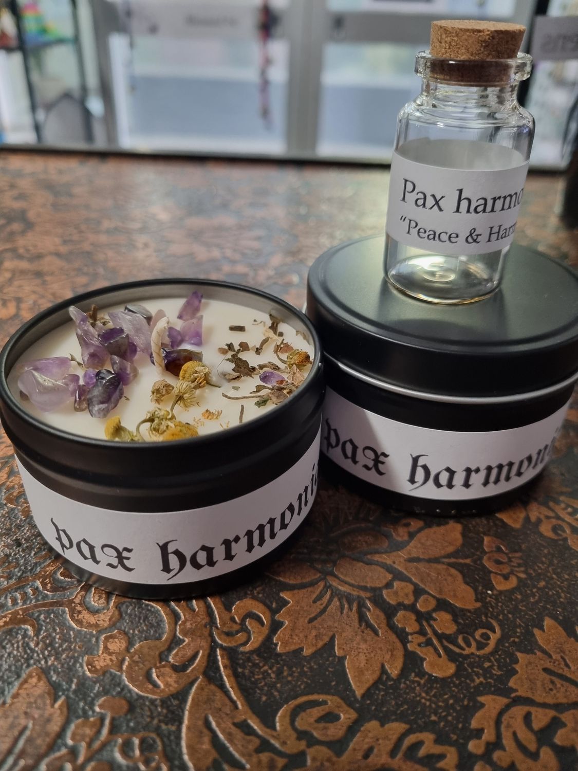 Intention Candle - "pax harmonia" Peace &amp; Harmony