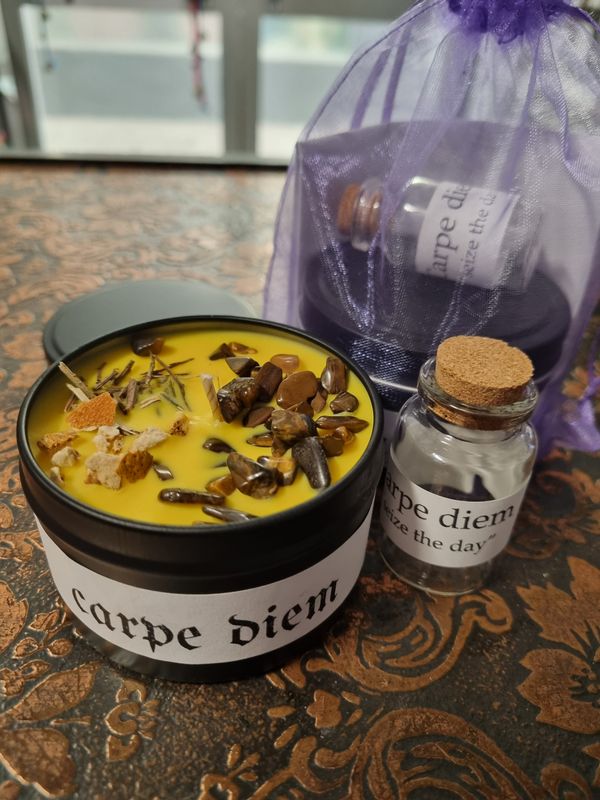 Intention Candle - "carpe diem" Seize the Day