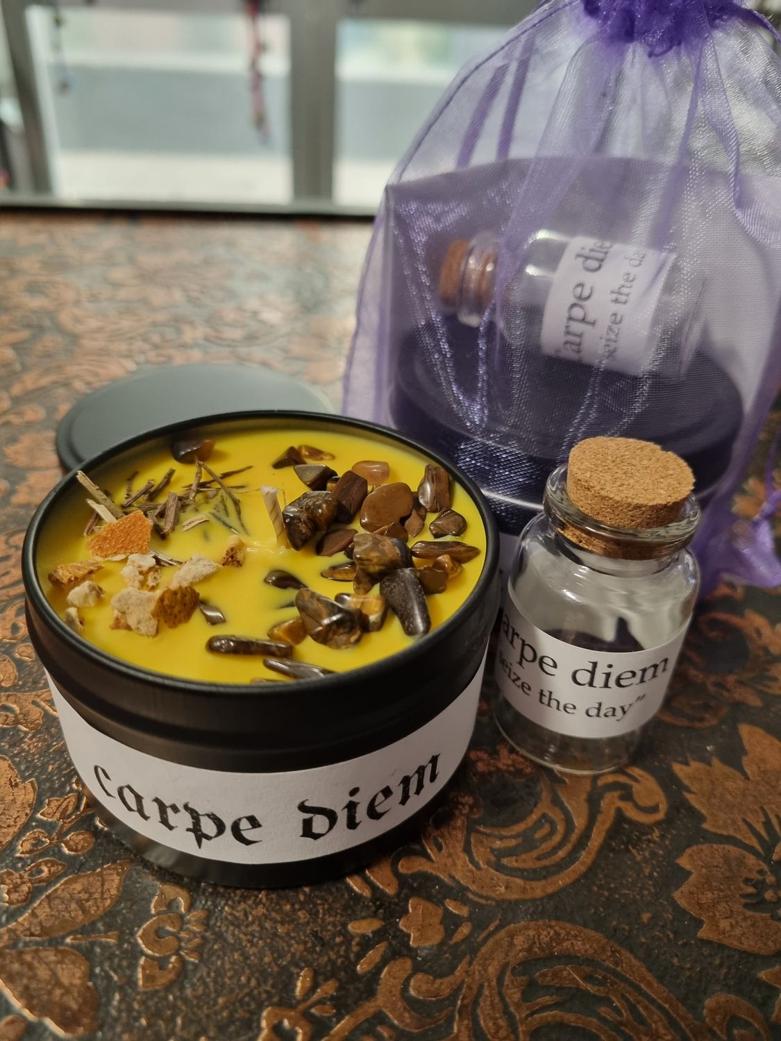 Intention Candle - &quot;carpe diem&quot; Seize the Day