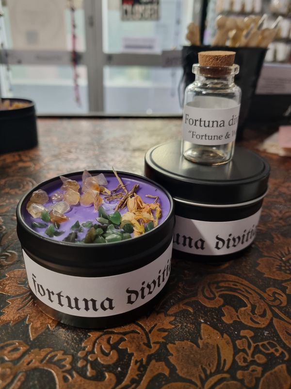 Intention Candle - "fortuna divitiae" Fortune &amp; Wealth