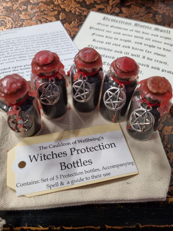Witches Protection Bottles
