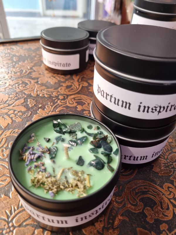 Intention Candle - "partum inspirato" - Creative Inspiration