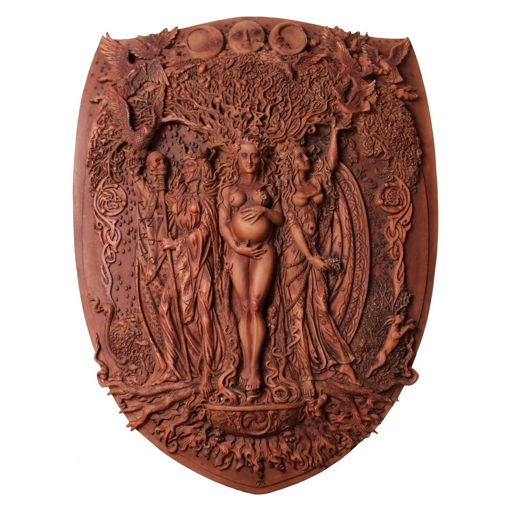 Triple Goddess Wall Plaque