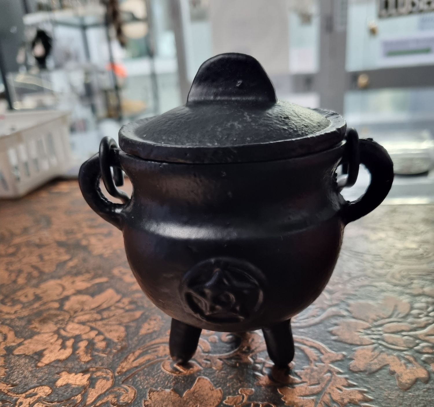 Cauldron Pentagram - Cast Iron