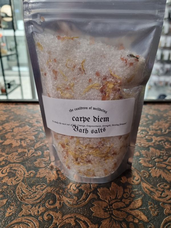 Bath Salts - "Carpe diem" - Sieze the Day - Courage &amp; Strength