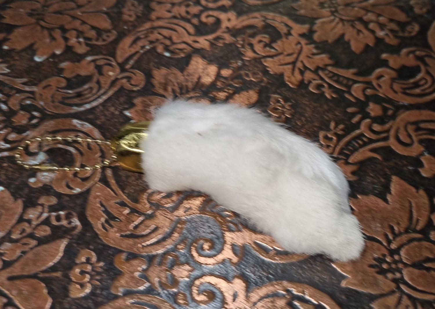 Rabbit foot Key chain