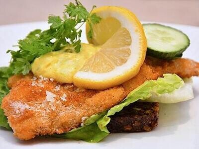 fish fillet with Danish remoulade