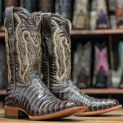 Tanner Mark Boots Men&#39;s Imitation Caiman Tail