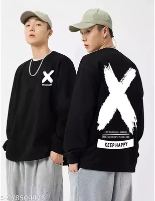 Drop shoulder full sleeves tshirt
