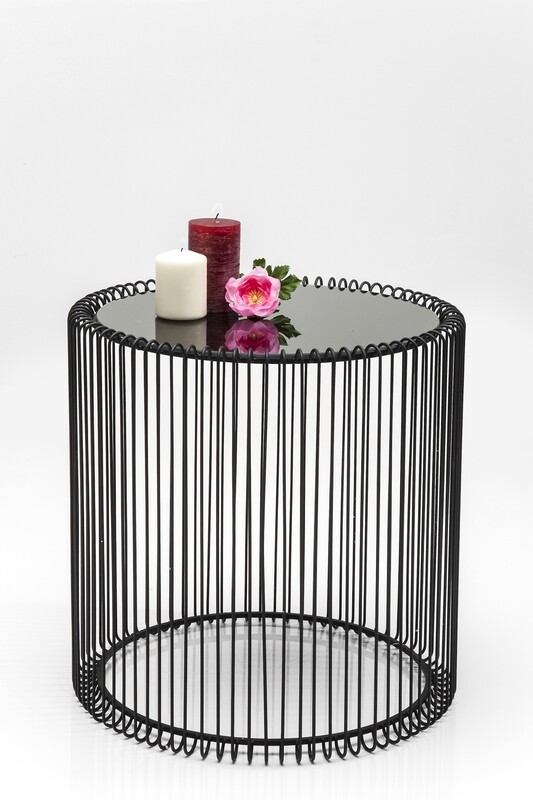 Beistelltisch Wire Schwarz Ø44cm (2/Set) Beistelltisch Wire Schwarz Ø44cm (2/Set)
