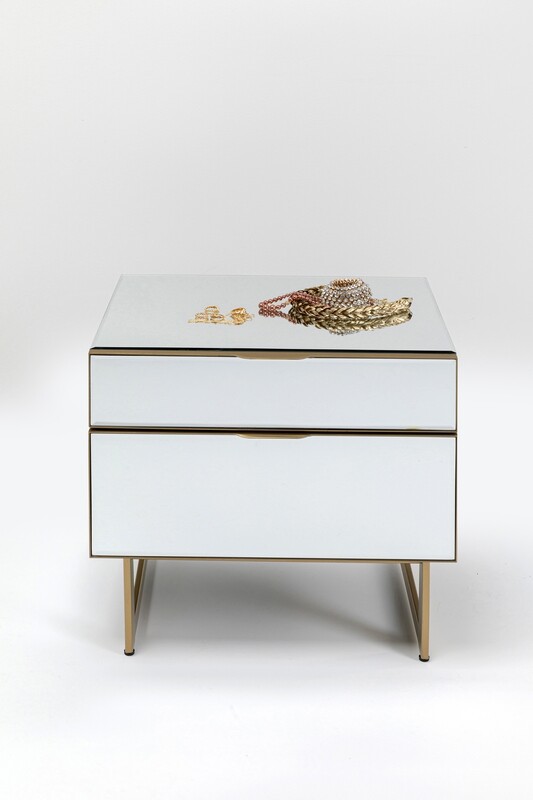 Kommode Klein Soran Gold 49x50cm Kommode Klein Soran Gold 49x50cm