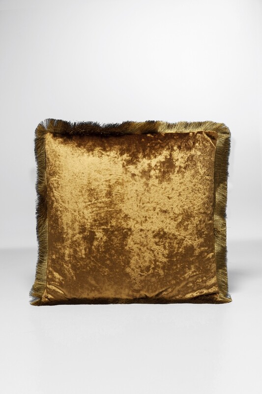 Kissen Cannes Gelb/Gold 45x45cm