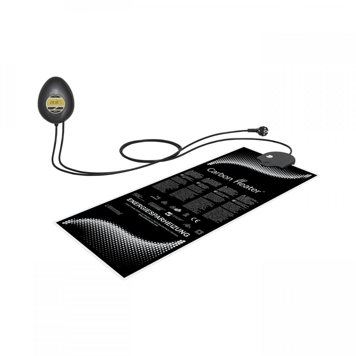 Carbon IQ Heizung 215 Watt von TBD /digitales Bedienteil