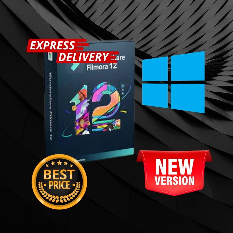 Wondershare Filmora 12 | WIN |  Multilingual Edition, Lifetime Activation, DAW for Windows