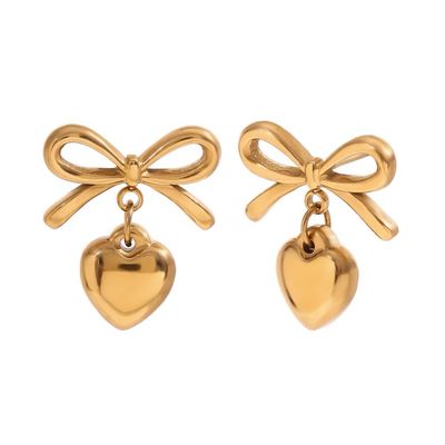 Heart Drop Earrings