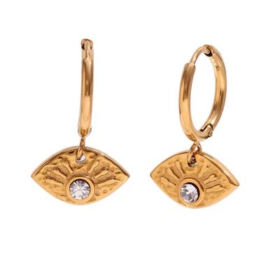 Evil Eye Hoops