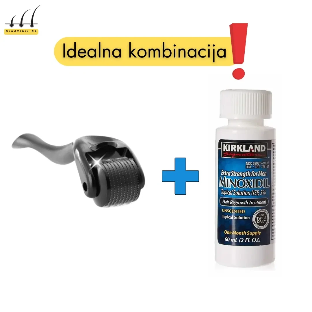 Minoxidil + Derma roller