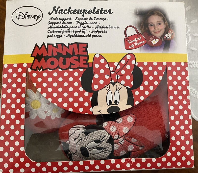 Almofada de pescoço da Minnie Mouse