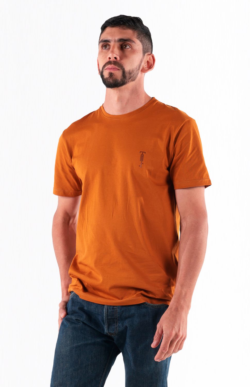 Camiseta Algodón - Mostaza