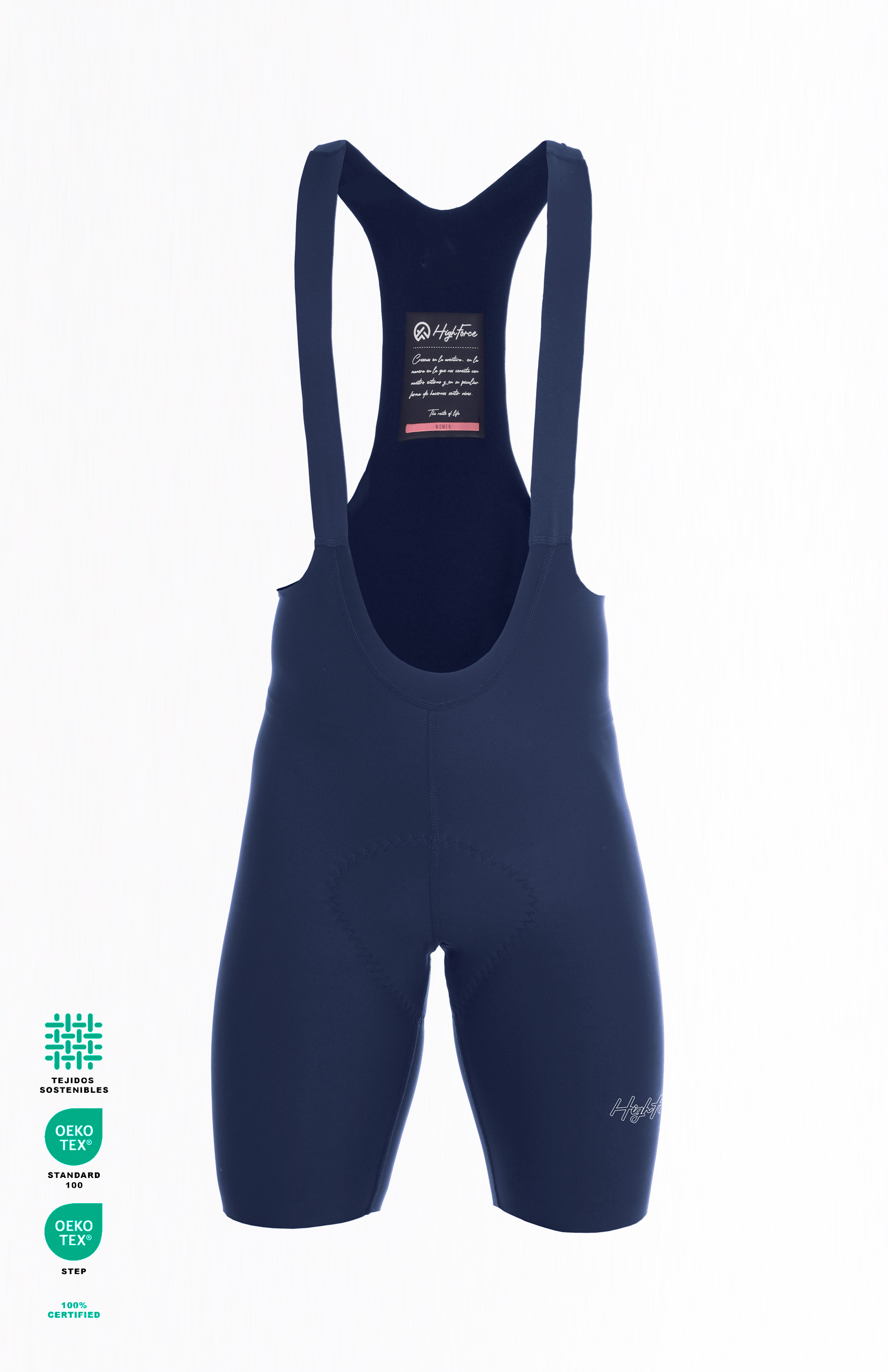 Pantaloneta de Ciclismo Pro Sin Costuras Mujer Highforce - Azul