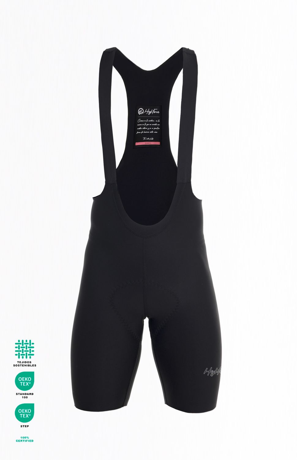 Pantaloneta de Ciclismo Pro Sin Costuras Mujer Highforce - Negra