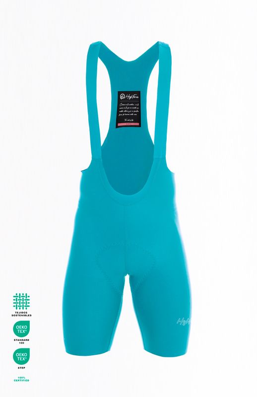Pantaloneta de Ciclismo Pro Sin Costuras Mujer Highforce - Verde Jade