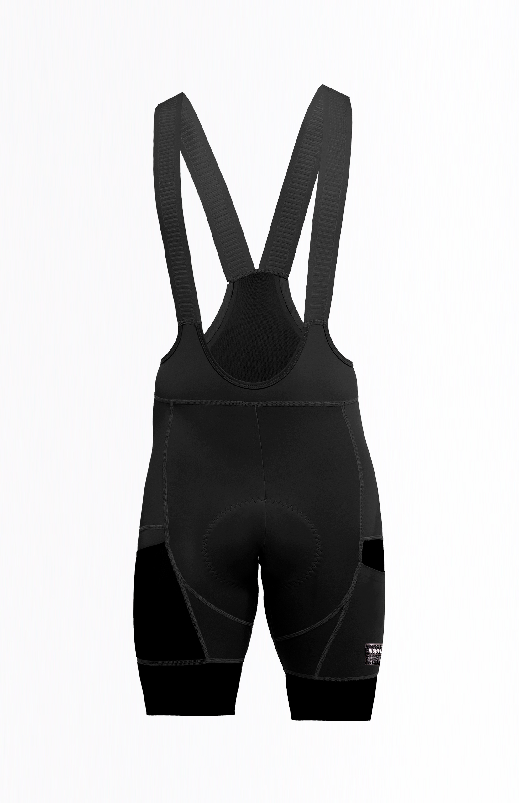 Pantaloneta de Ciclismo con Bolsillos Hombre - Negro