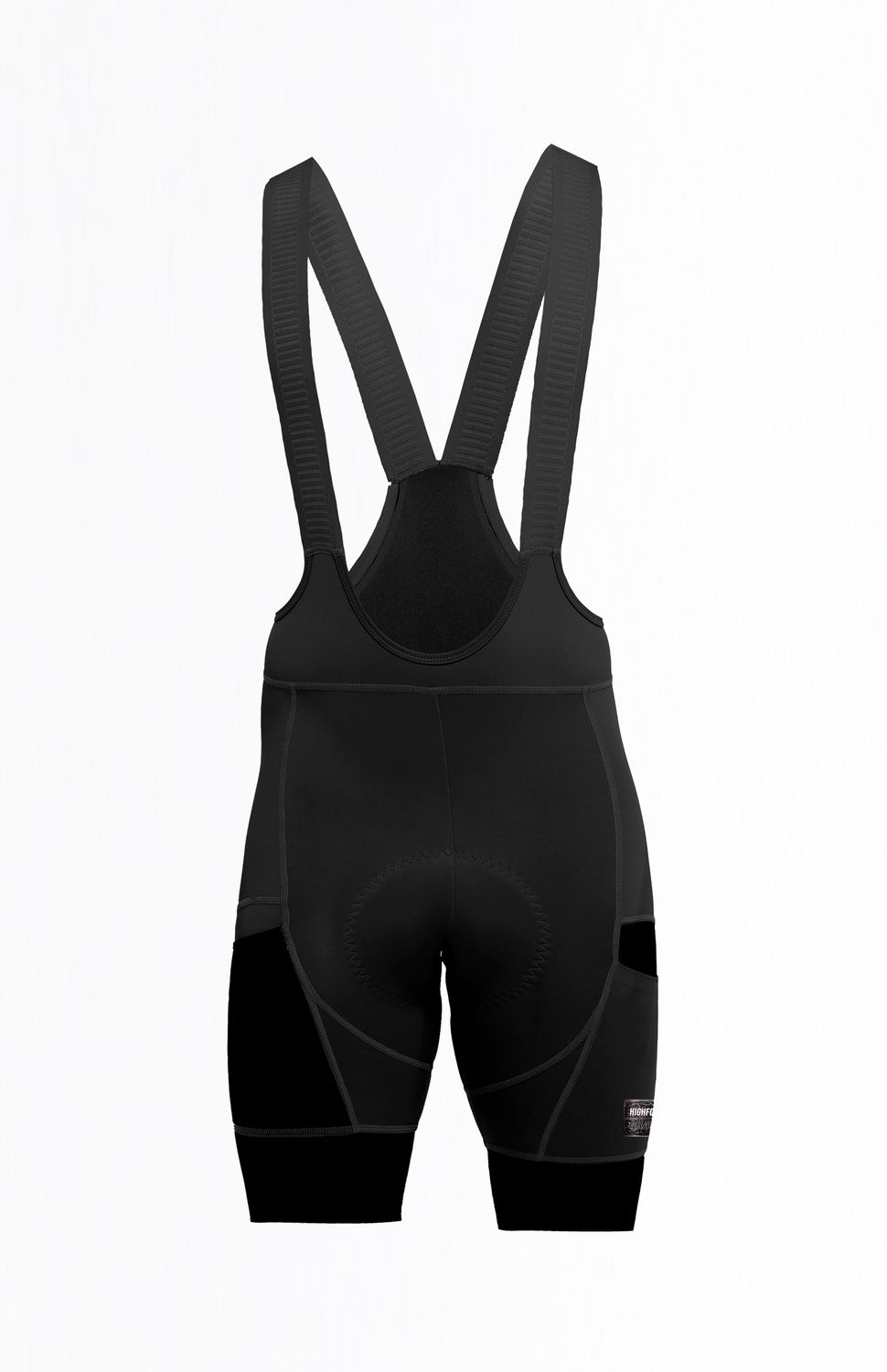 Pantaloneta de Ciclismo con Bolsillos Hombre Highforce - Negro
