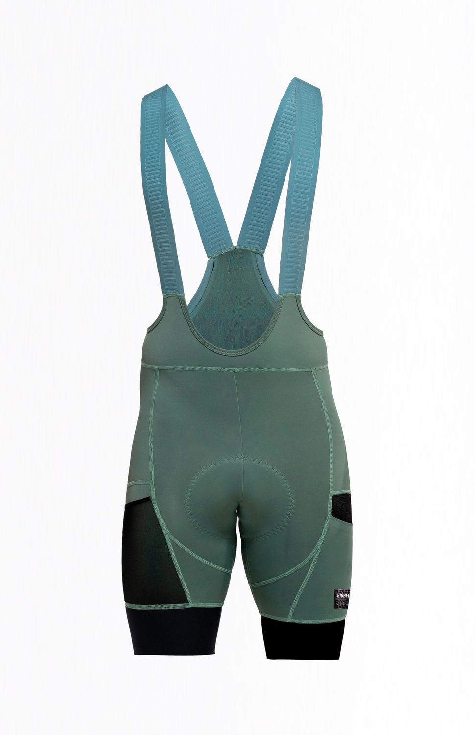 Pantaloneta de Ciclismo con Bolsillos Hombre Highforce - Verde