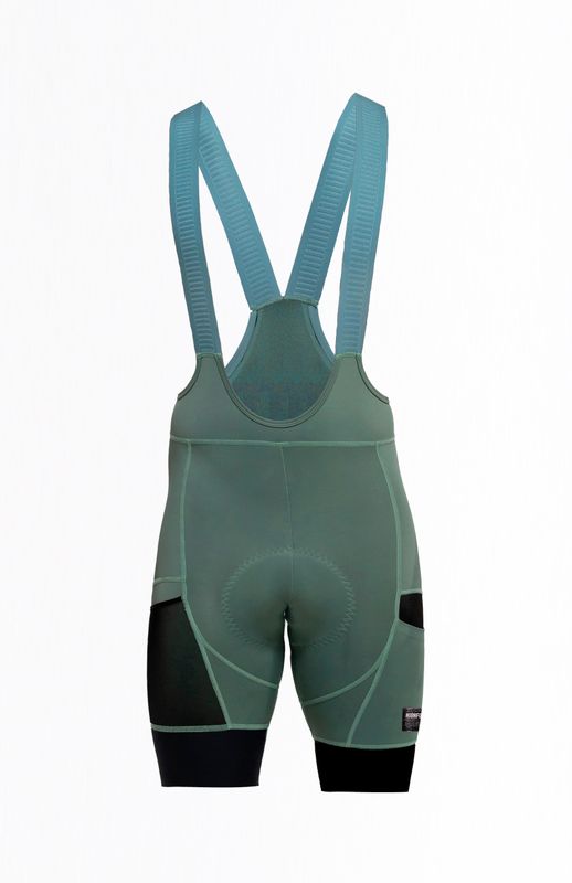 Pantaloneta de Ciclismo con Bolsillos Hombre Highforce - Verde