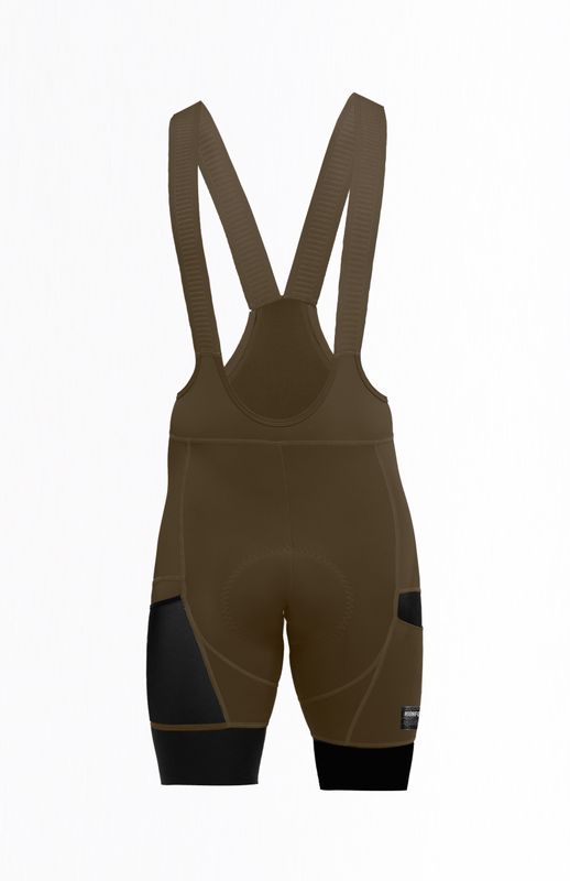 Pantaloneta de Ciclismo con Bolsillos Hombre Highforce - Café