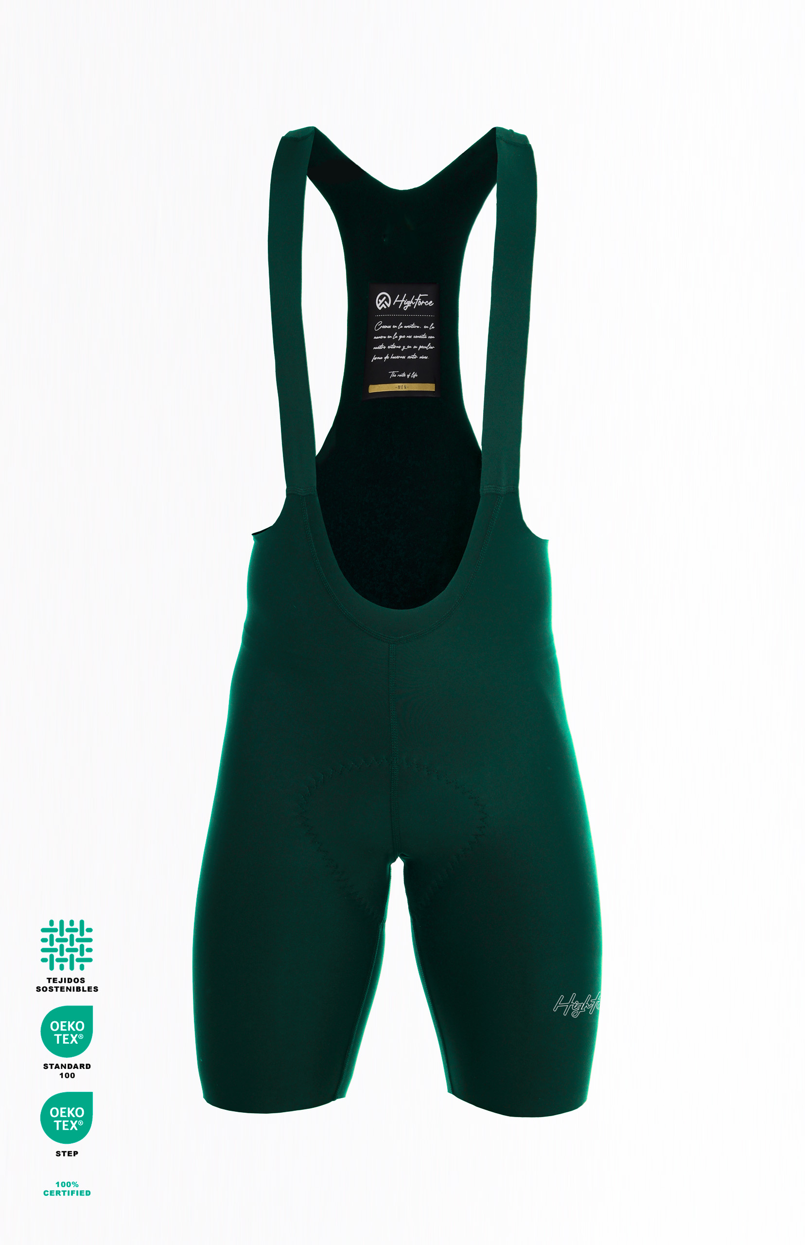 Pantaloneta de Ciclismo Sin Costuras Hombre - Verde
