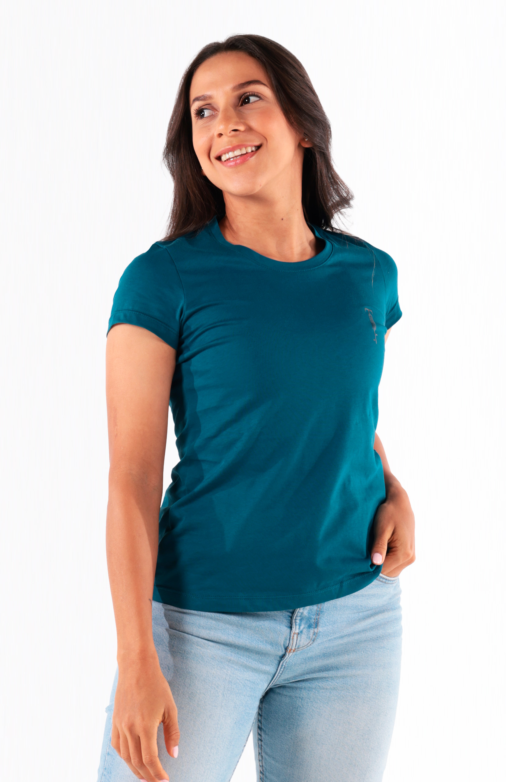 Camiseta Algodón Highforce - Petróleo